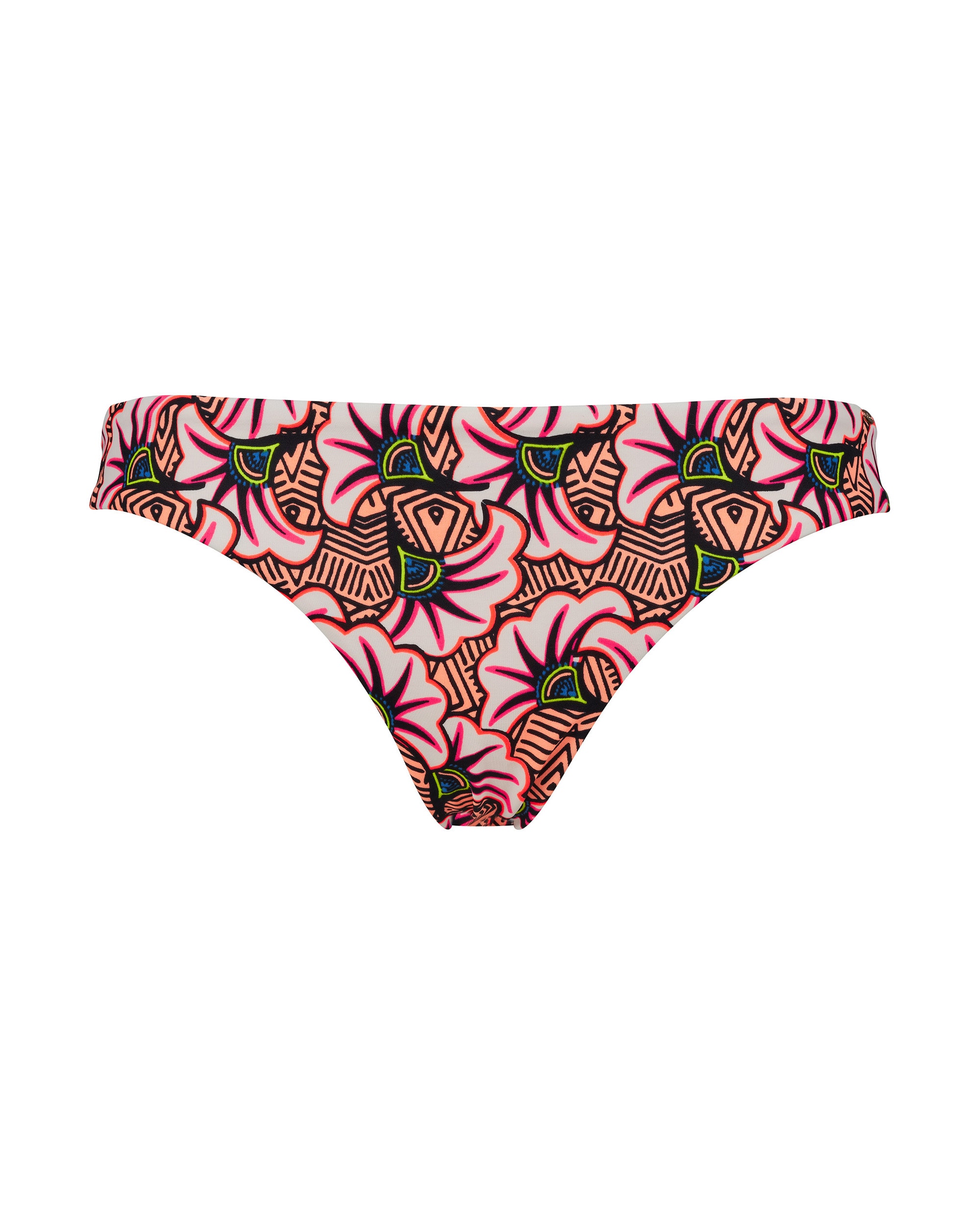 Skiny L. Bikini Briefs Neon Flower - Tropical Neon