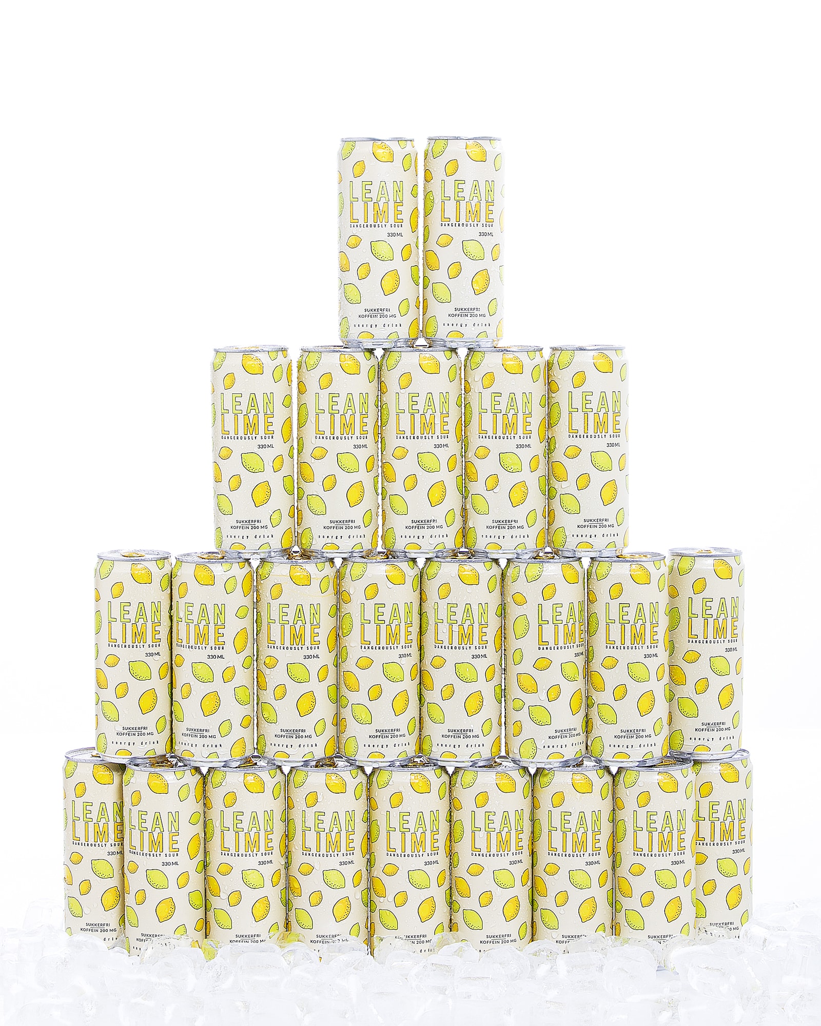 Lean Lime Energy Drink 24x330ml BESTSELGER! Tights.no