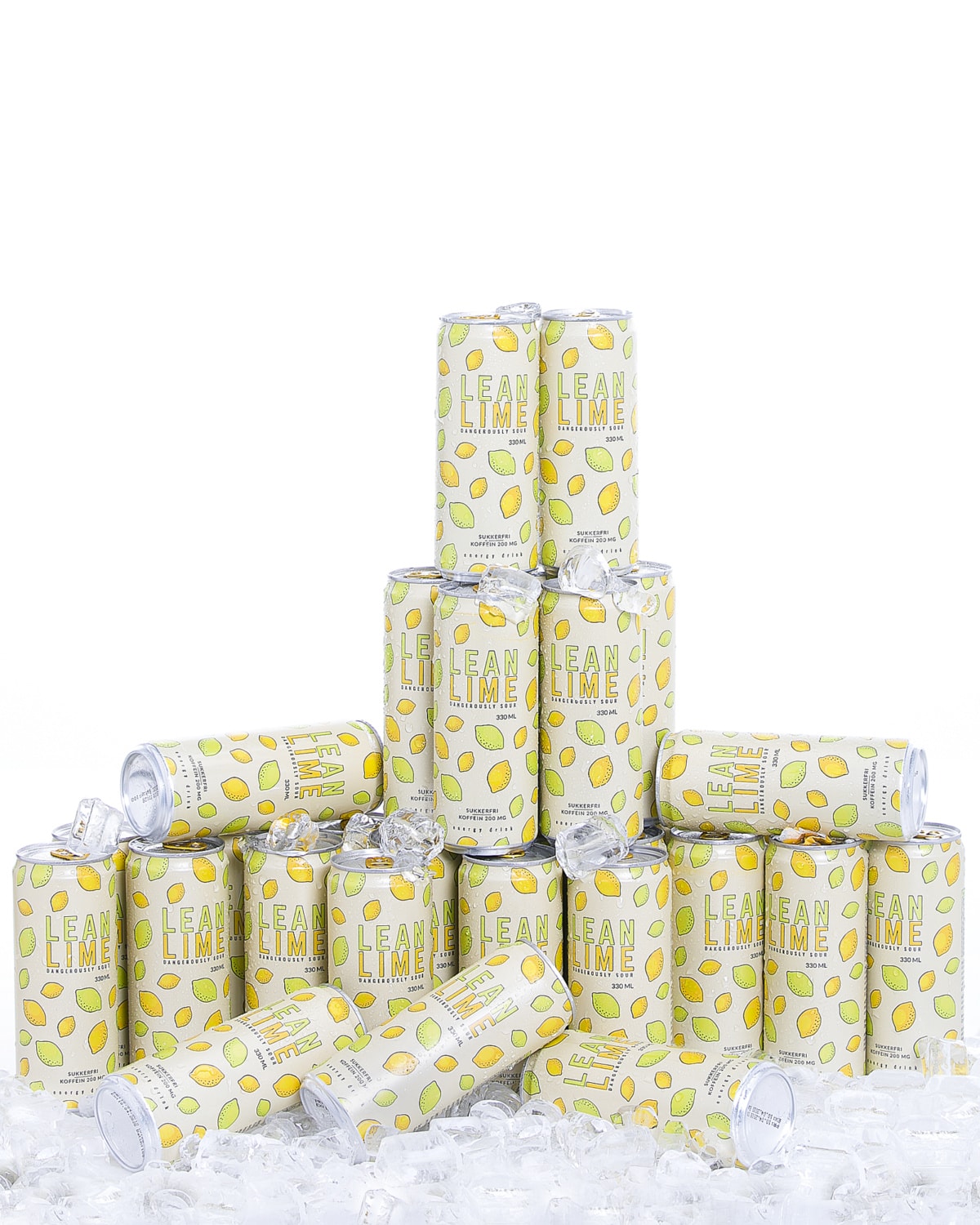 Lean Lime Energy Drink 24x330ml BESTSELGER! Tights.no