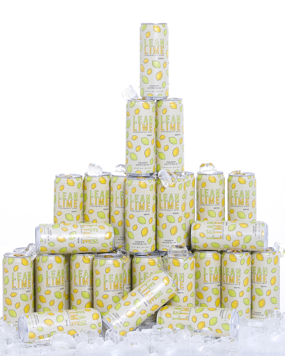 Lean Lime Energy Drink 24x330ml BESTSELGER! Tights.no