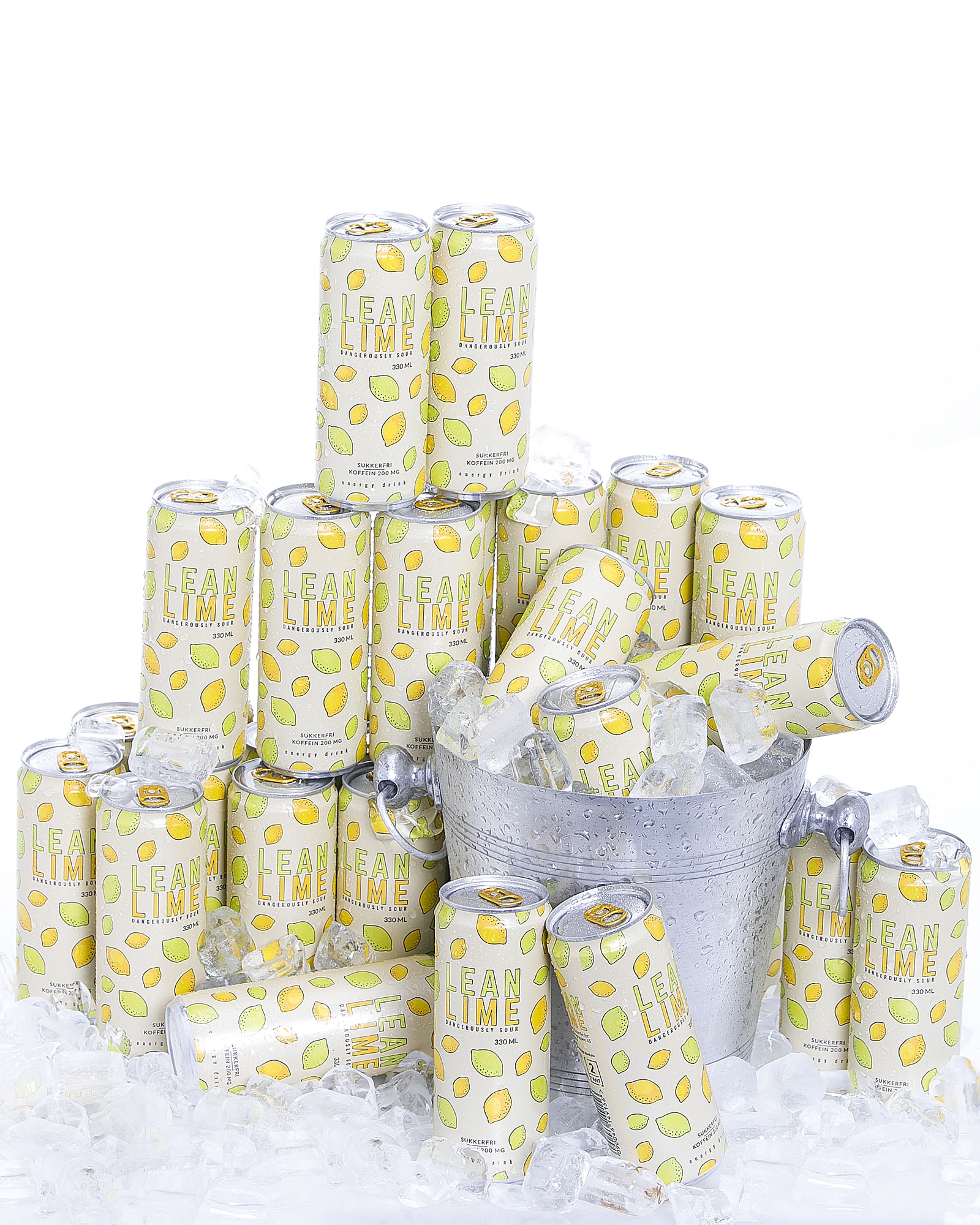 Lean Lime Energy Drink 24x330ml BESTSELGER! Tights.no