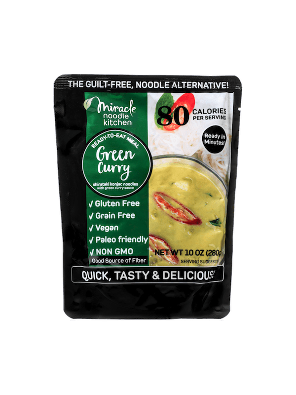 Miracle Noodles Green Curry "Ready-to-Eat" 280g - fiber protein