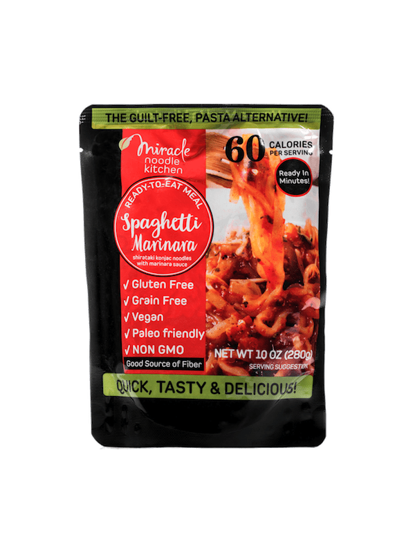 Miracle Noodles Spaghetti Marinara "Ready-to-Eat" 280g - fiber protein