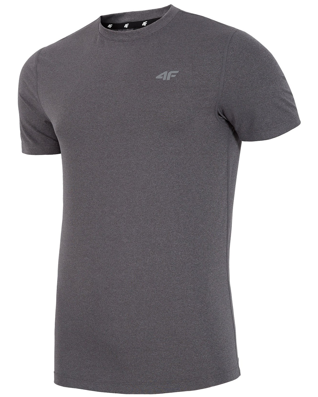 4F Man’s Functional T-shirt - Dark Grey Melange