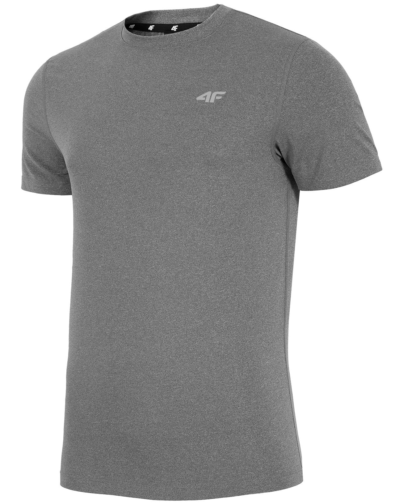 4F Man’s Functional T-shirt - Light Grey Melange