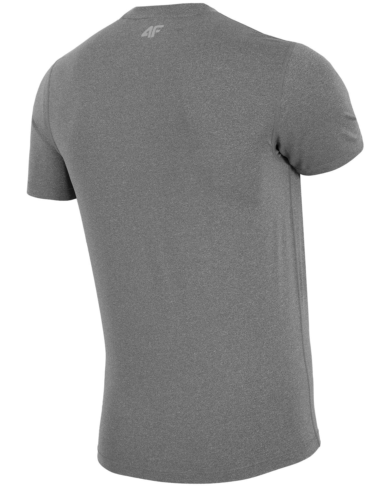 4F Man’s Functional T-shirt - Light Grey Melange