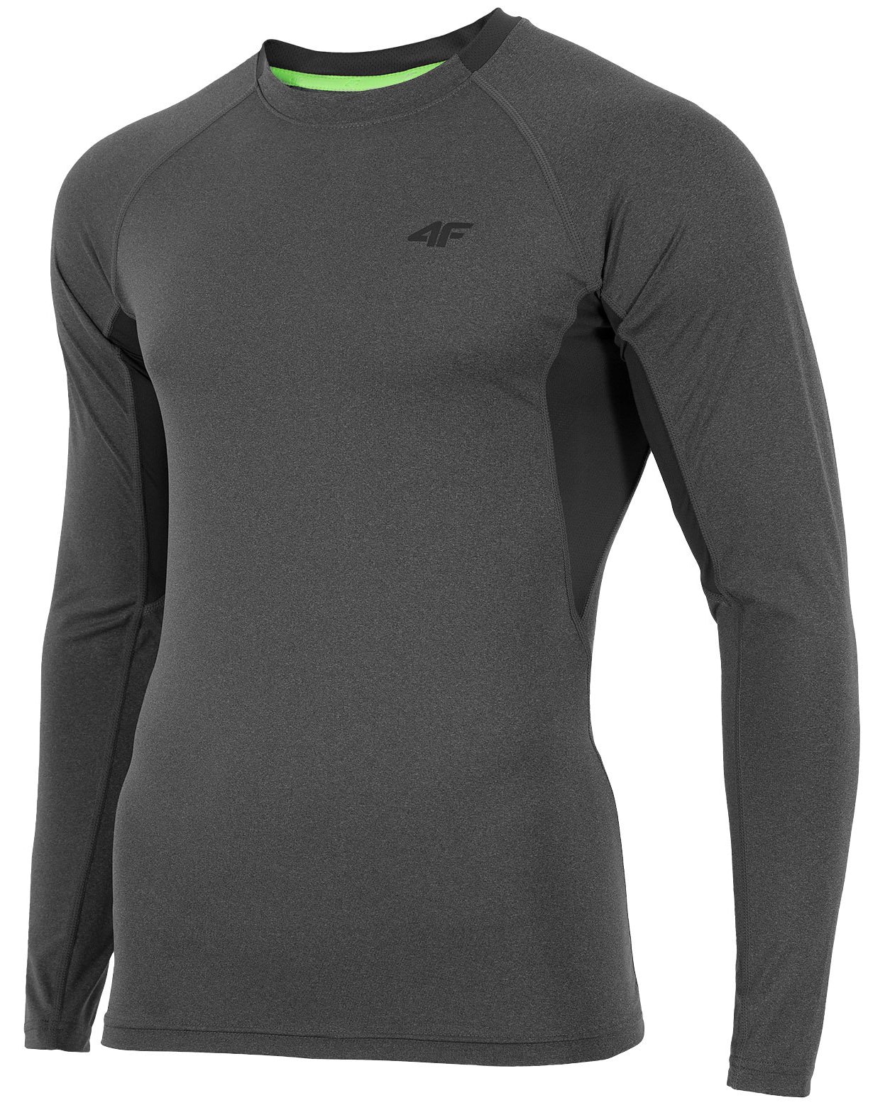 4F Man’s Long Sleeve - Dark Grey Melange