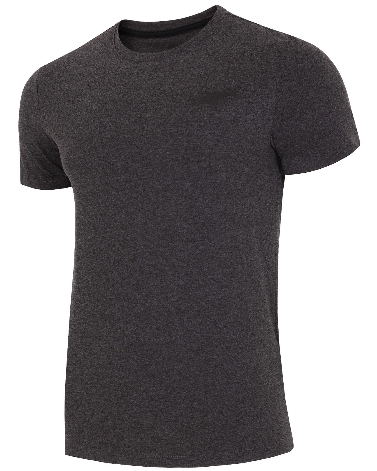 4F Man's T-Shirt - Dark Grey Melange