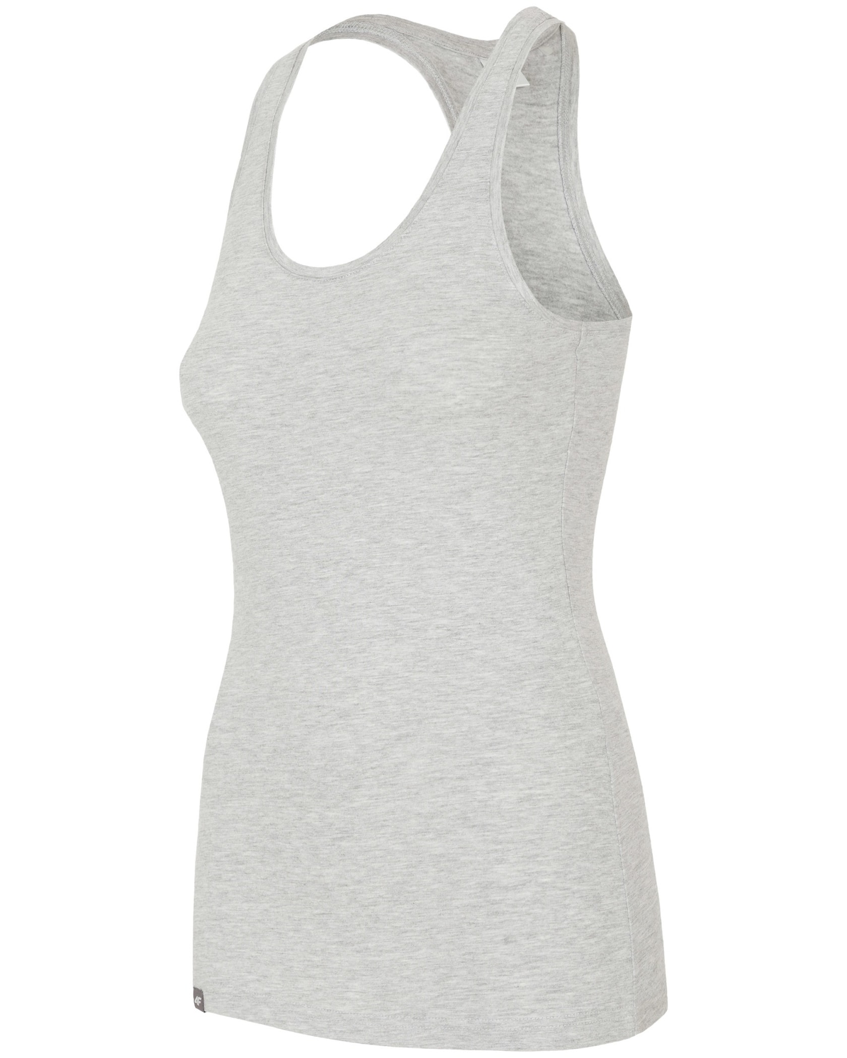 4F Women’s T-Shirt - Light Grey Melange