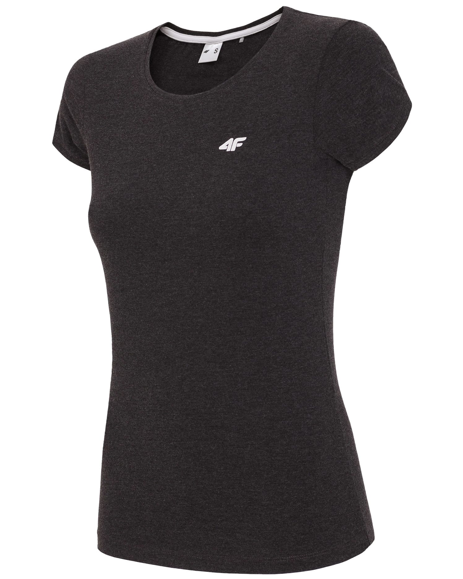 4F Women's T-Shirt - Dark Grey Melange