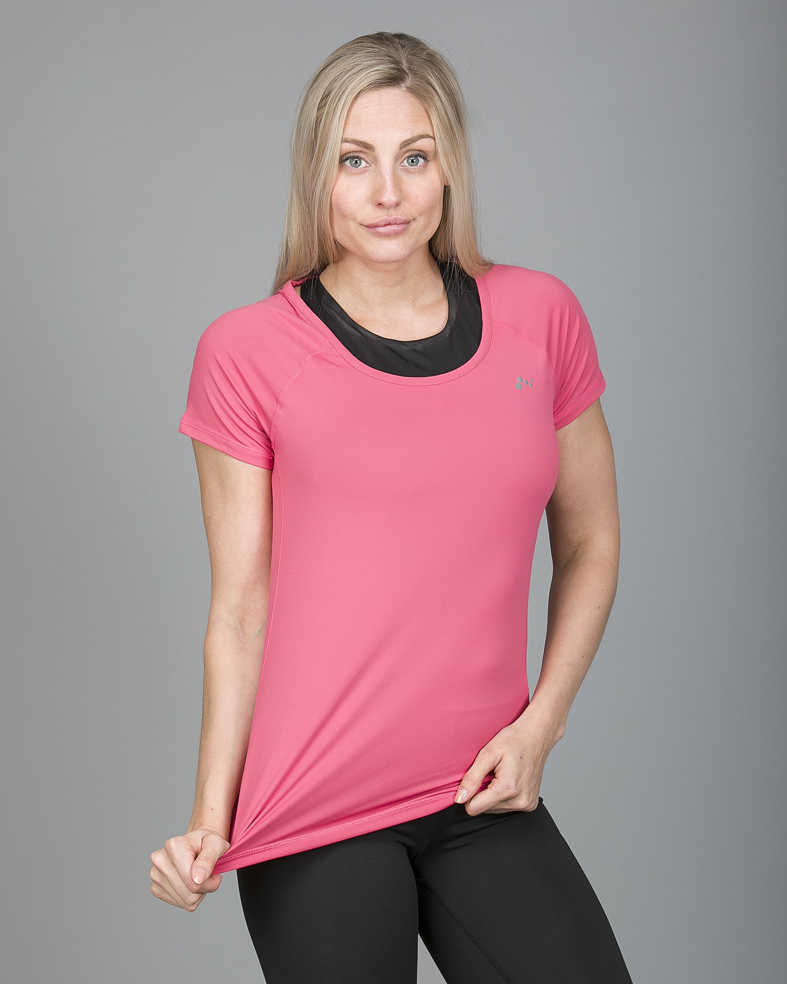 Only Play Rebecca Training Short Sleeve Tee - Fruit Dove 15150640 e