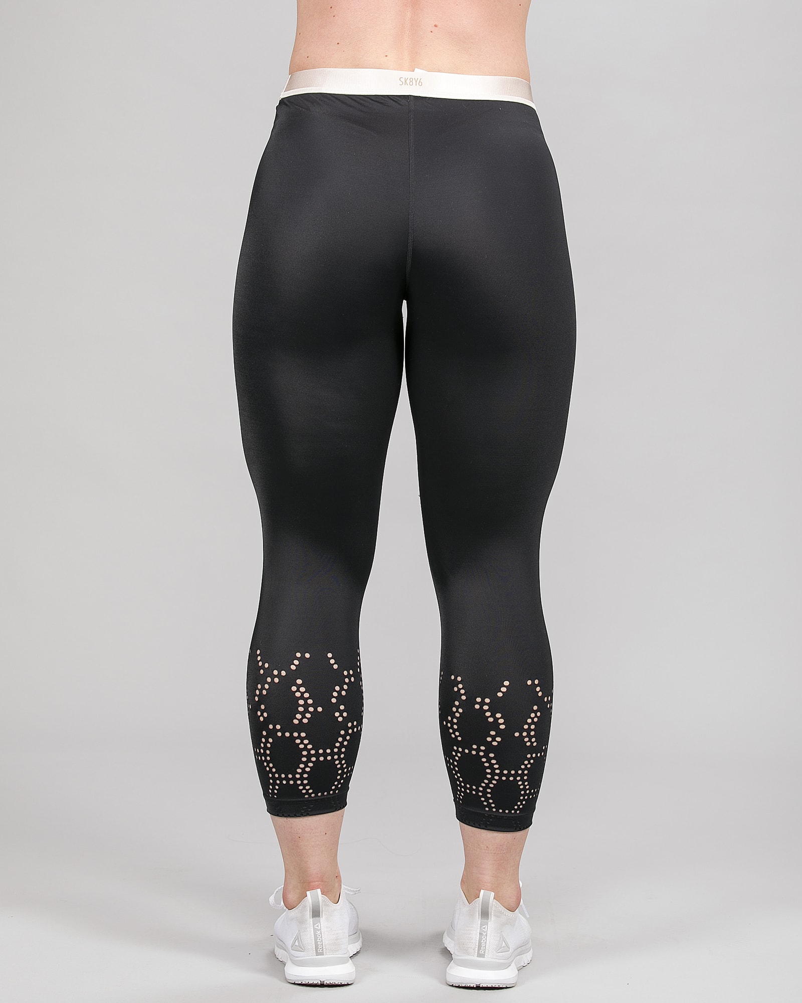 Skiny SK86 3:4 Running Tights 083112- Black d