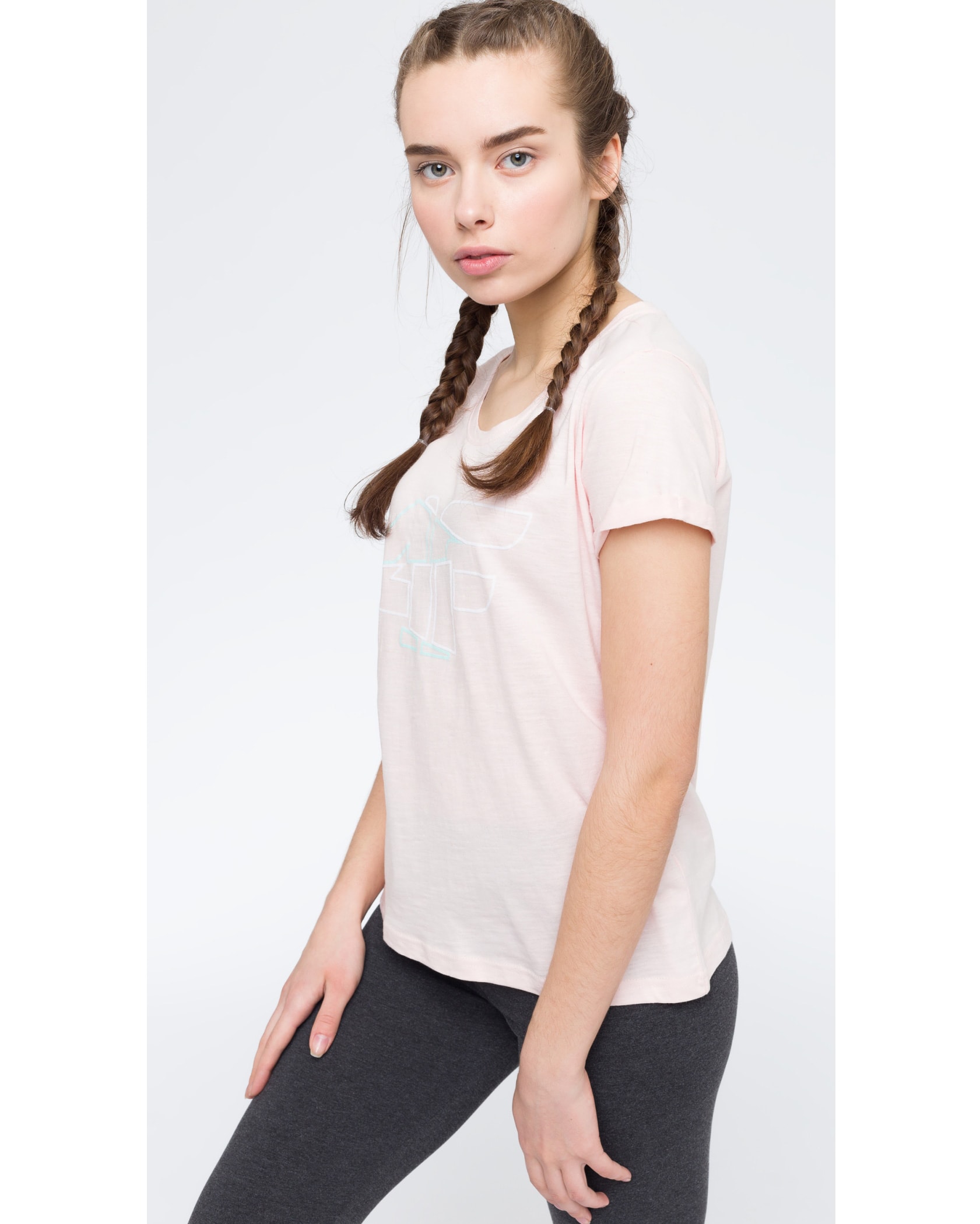 4F Women’s T-Shirt - Light Pink