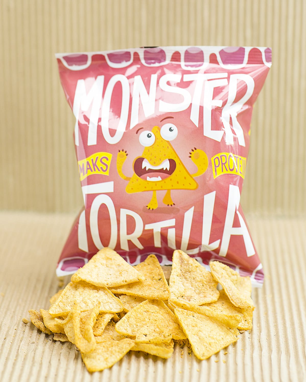 Monster Tortilla Chips Thai Sweet Chili 25g - proteiner