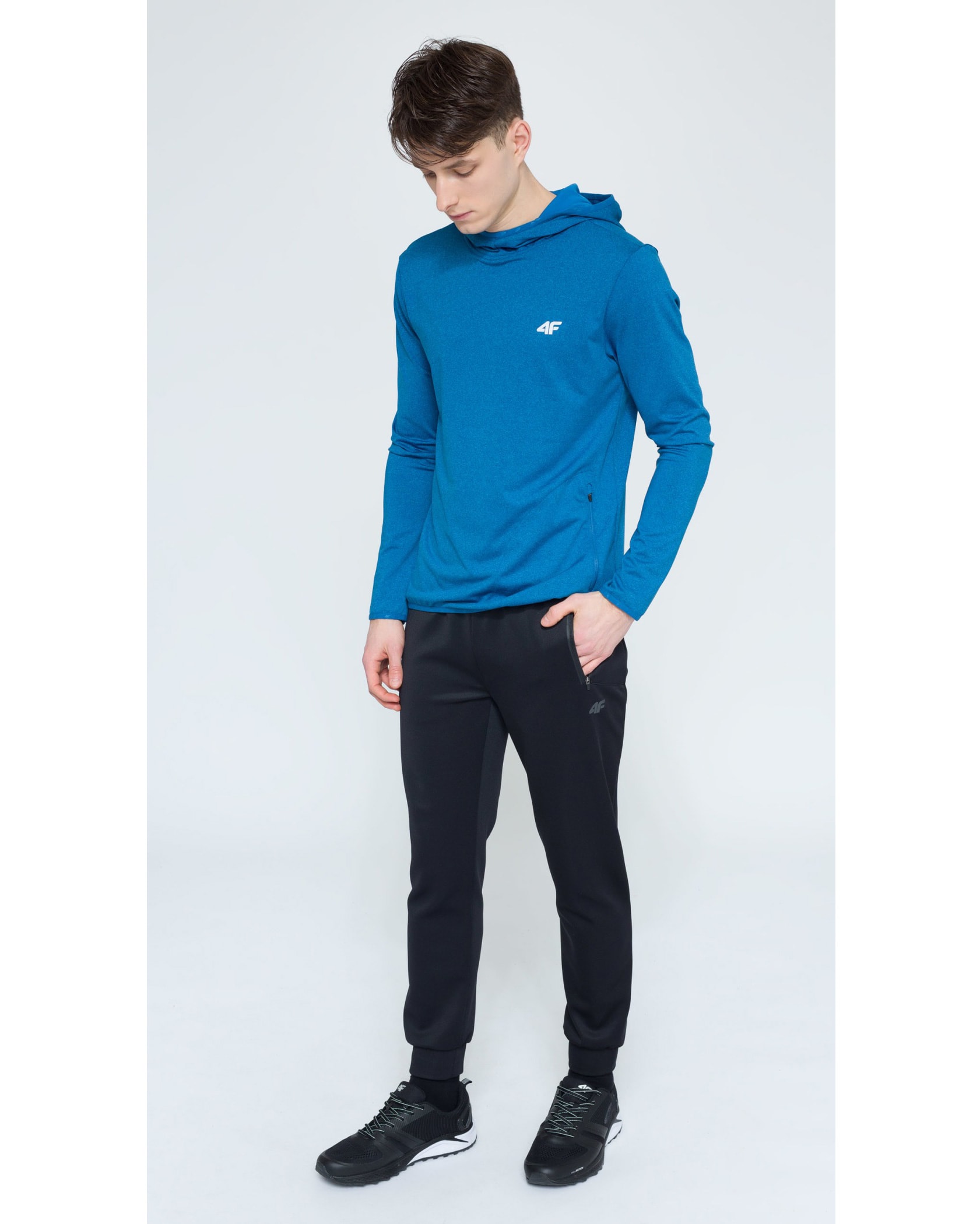 4F Men’s Functional Sweatshirt - Denim Melange