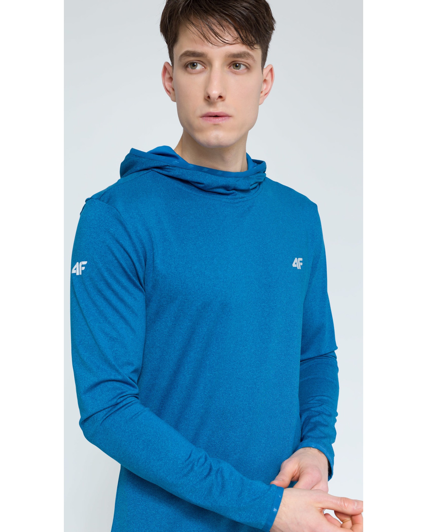 4F Men’s Functional Sweatshirt - Denim Melange