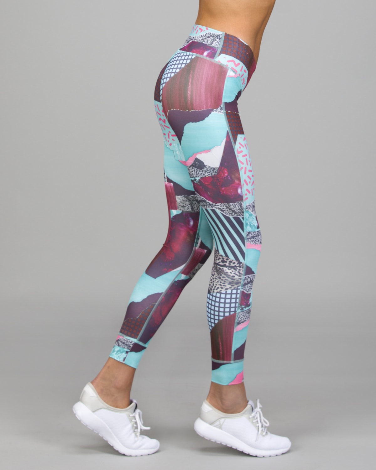 reebok lux bold memphis medley tights