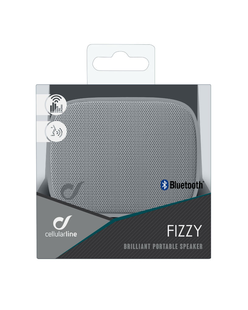 Cellularline CL Fizzy Høyttaler - Grey - til