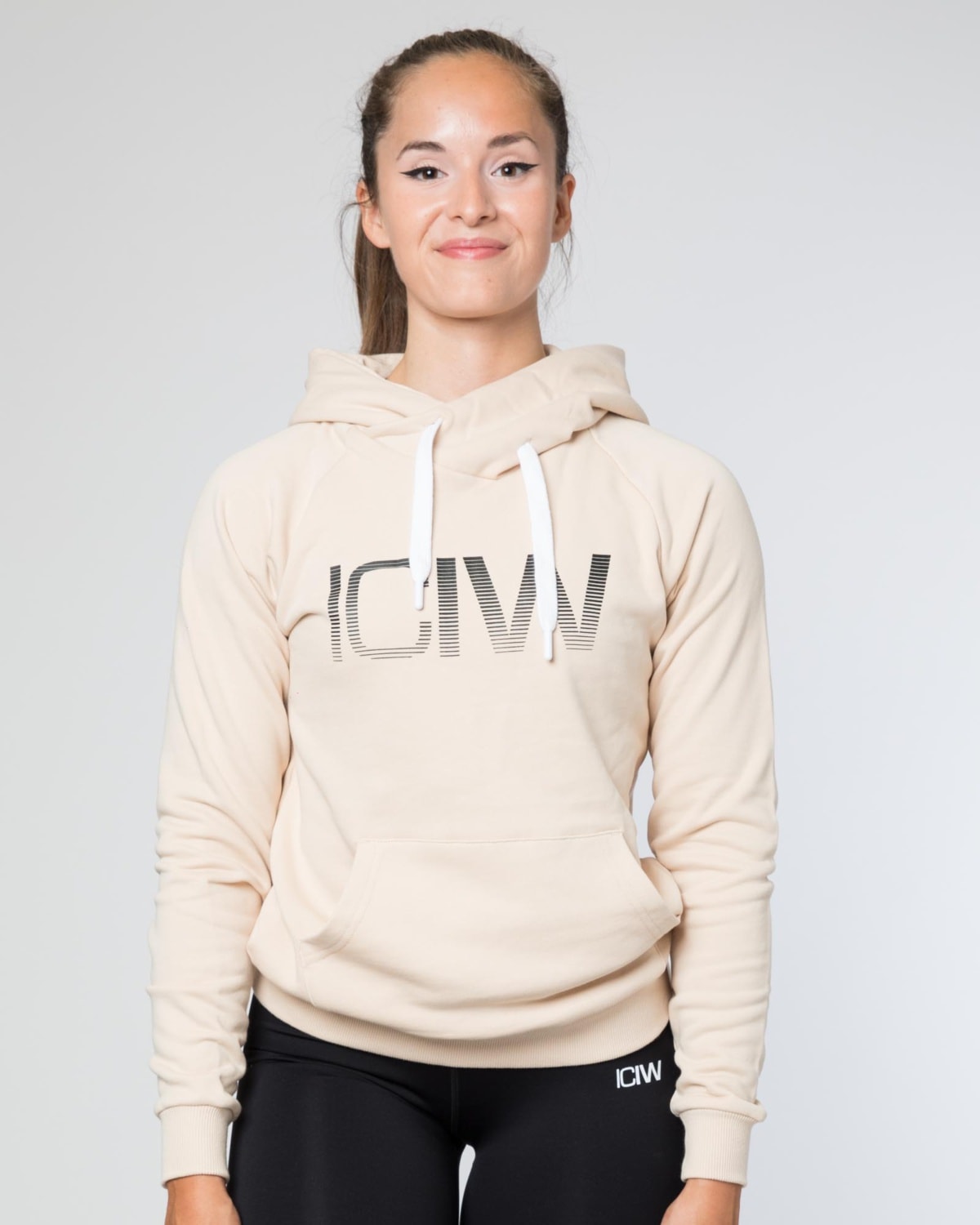 Icaniwill Hoodie - Beige - M - til henne
