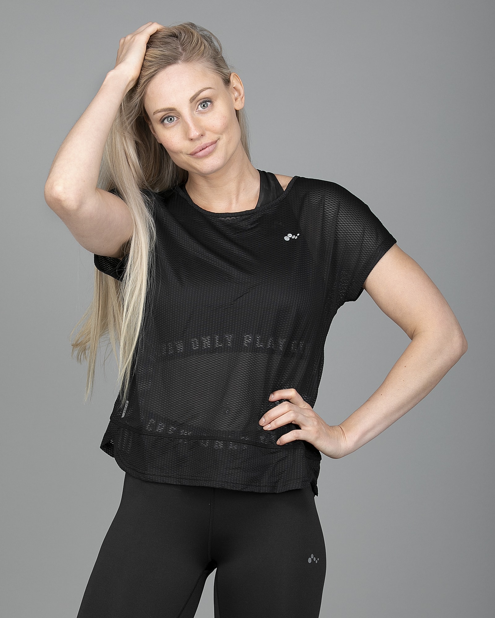 Only Play Jasmin Training Loose Short Sleeve Tee - Black 15148754 i