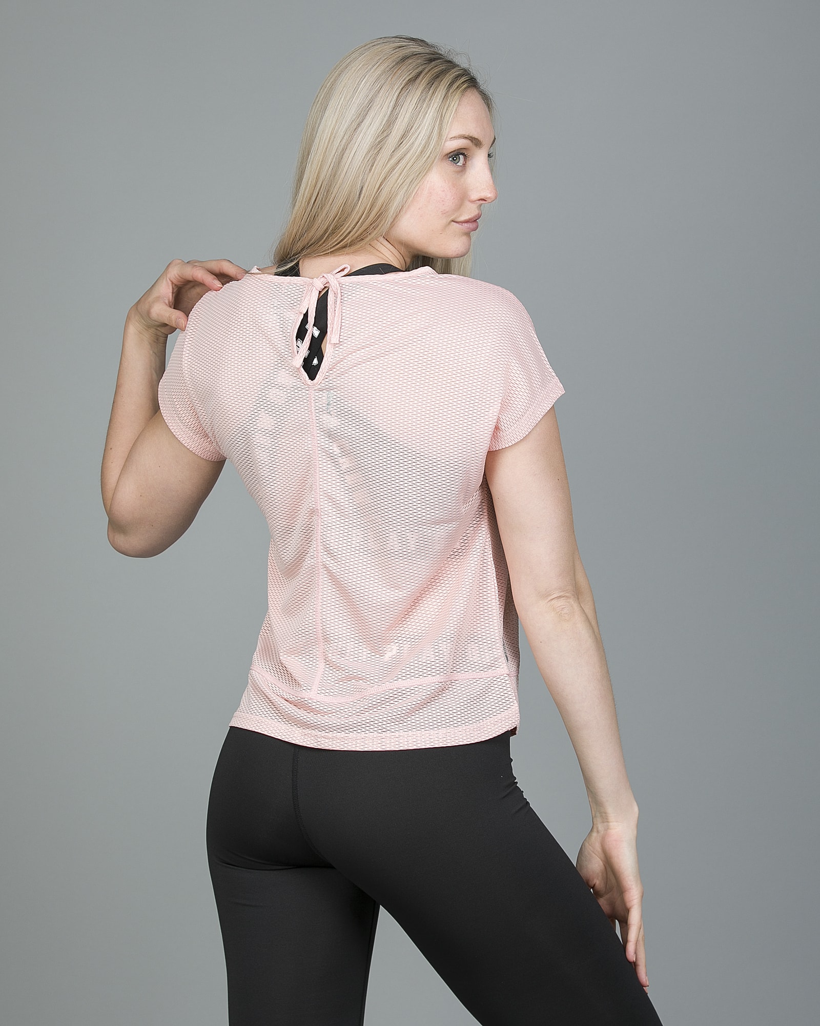 Only Play Jasmin Training Loose Short Sleeve Tee - Silver Pink 15148754 e