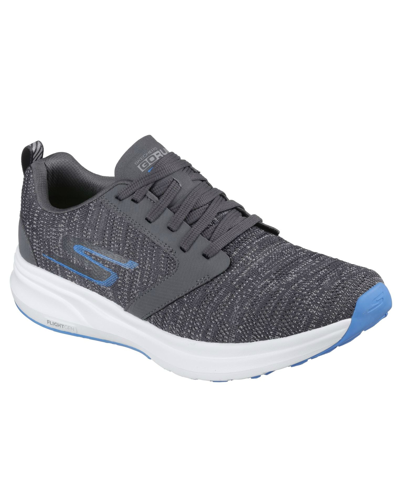 Skechers Mens Go Run Ride 7 Charcoal 55200