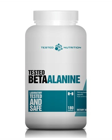 Tested Beta-Alanin 180x750mg - tilskudd