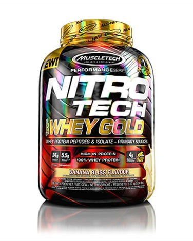 Muscletech Nitro-Tech Whey Gold 2.27kg - Chocolate - gram protein