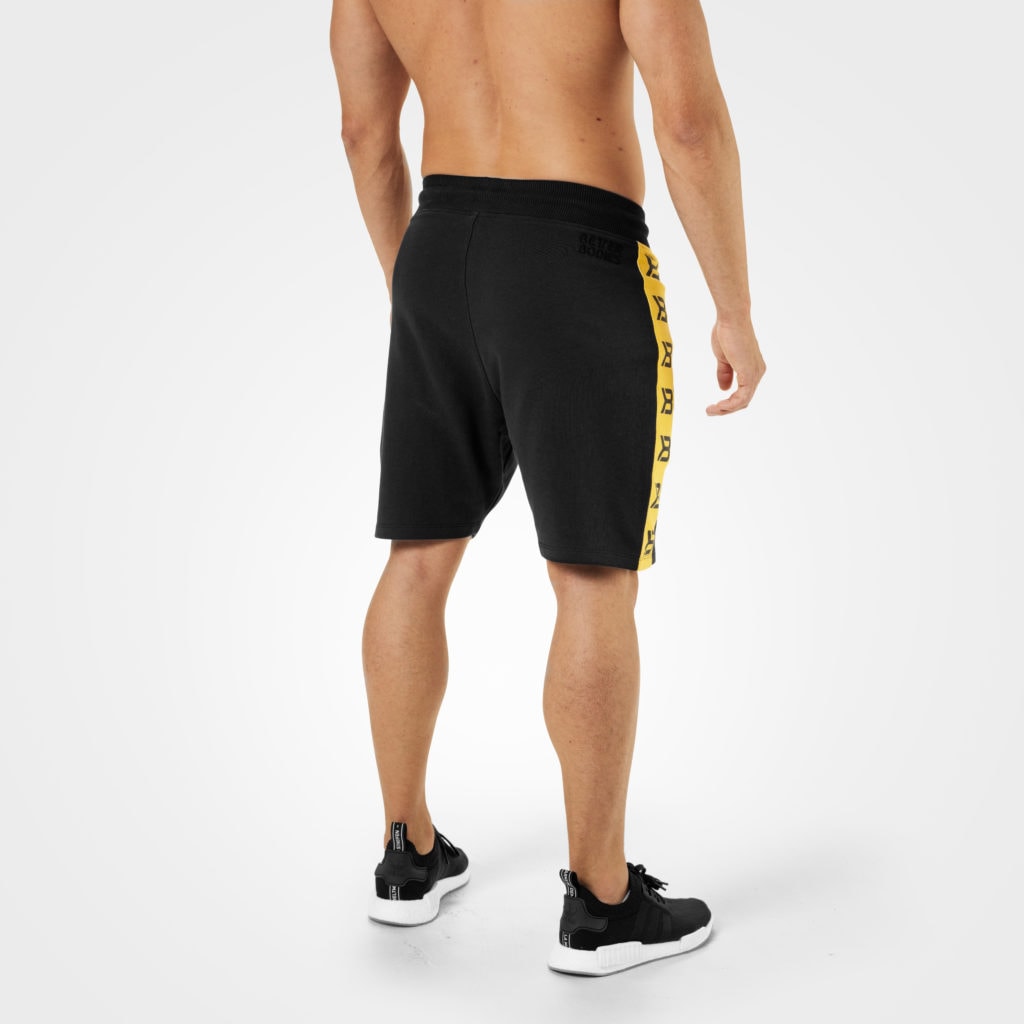 Better Bodies Stanton Sweat Shorts Wash Black Tights.no