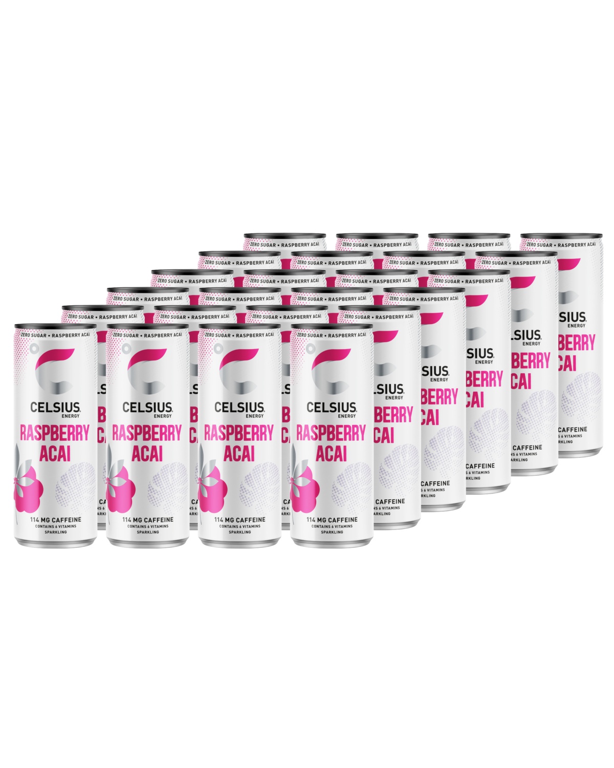 Celsius Raspberry & Acai 24x355ml - til