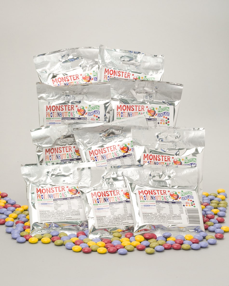 Monster Sugar Free Protein Nonstop 10x40g TIPAKNING Tights.no