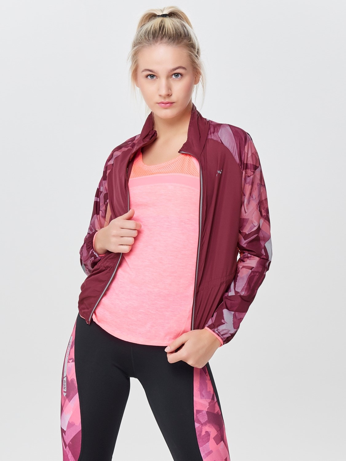 Only Play Dayo Run Jacket 15154477 - Rhododenron