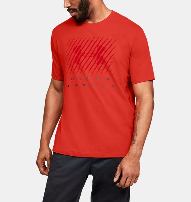 Under Armour Branded BL Tee Magma Orange Tights.no