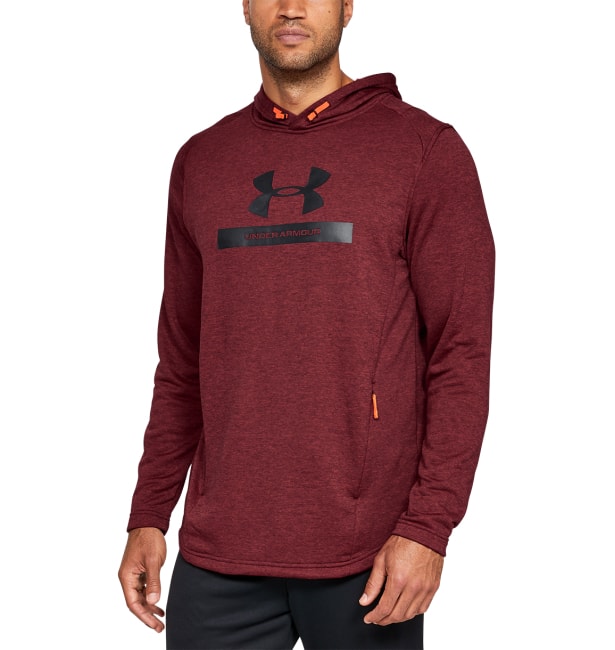 Under Armour MK1 Terry Graphic Hoodie Red Tights.no