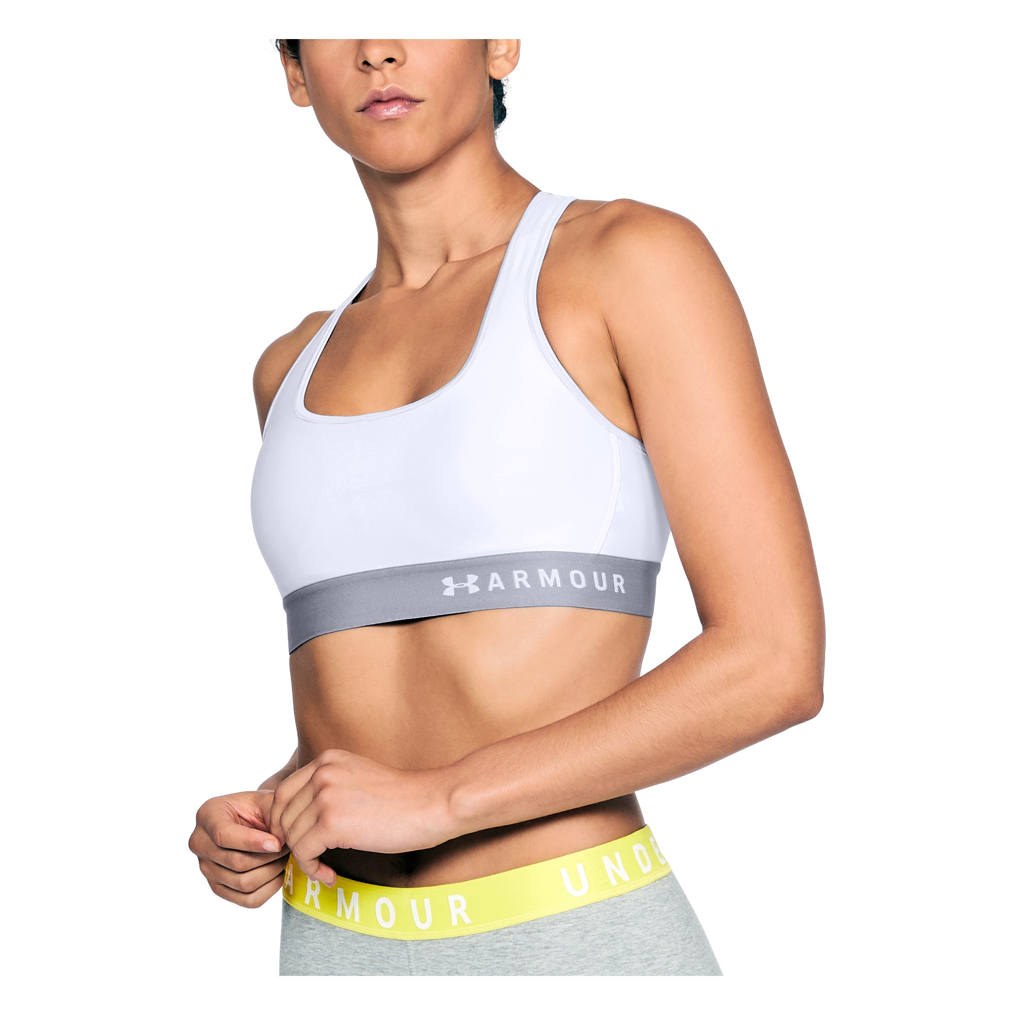 Under Armour Mid Crossback Bra 1307200-100_FC_Main