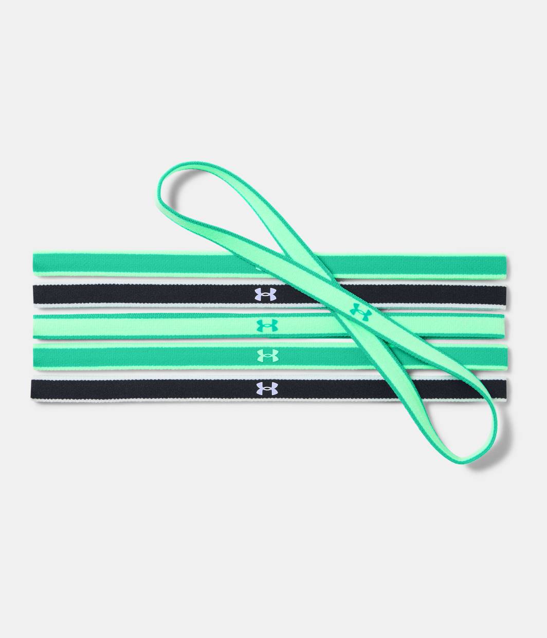 Under Armour Mini Headbands 6Pack Green/Black Tights.no