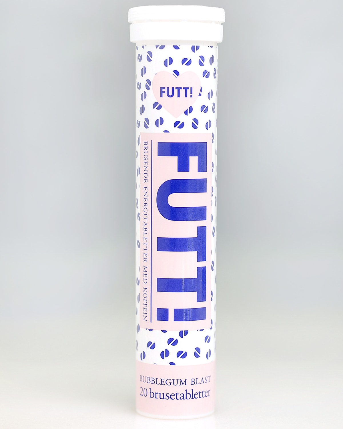 FUTT Brusetabletter m/ Koffein - Bubblegum Blast - med protein