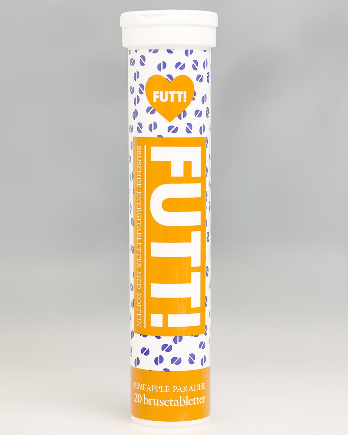 FUTT Brusetabletter m/ Koffein - Pineapple Paradise - med protein