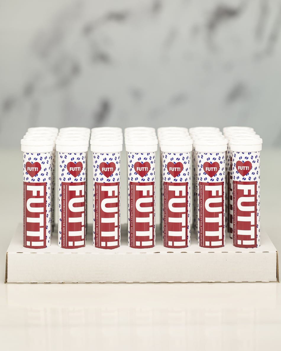 FUTT Brusetabletter m/ Koffein Krazy Kola - Bonuspakke 560 tabletter