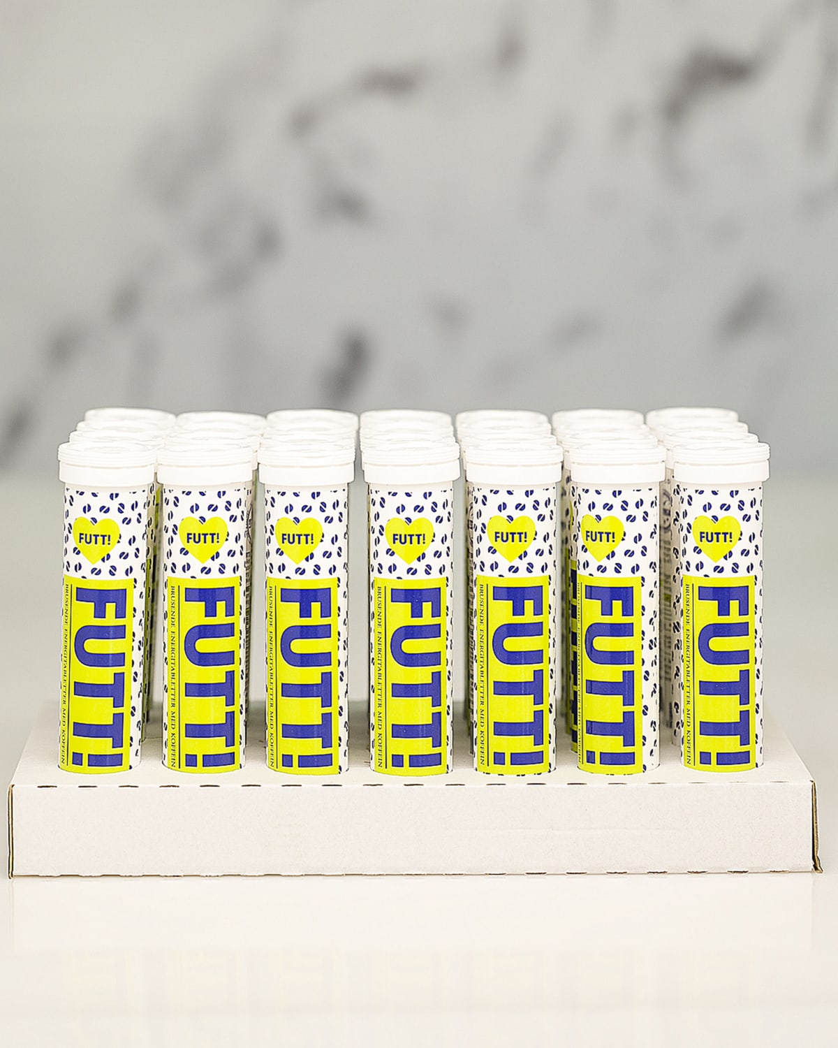 FUTT Brusetabletter m/ Koffein Lemon Lime Love - med protein