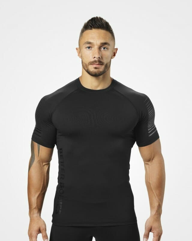 Better Bodies Performance PWR Tee - Black - XXL - the