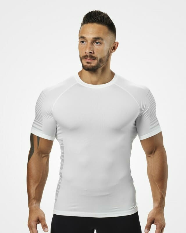 Better Bodies Performance PWR Tee - White - XXL - the