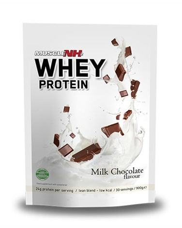 Muscle NH2 Whey Protein 900g - Milk Chocolate - proteinpulver