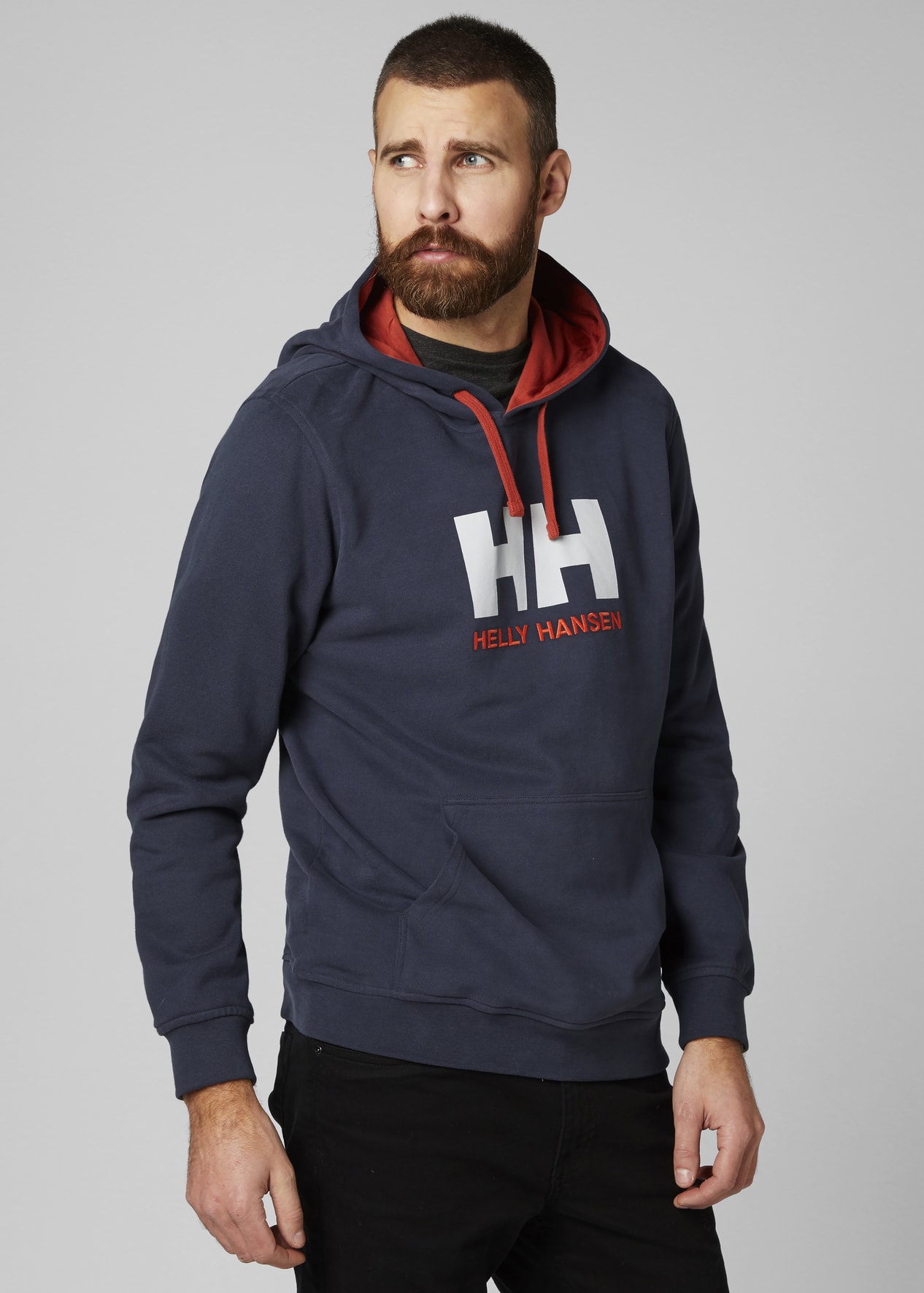 Helly Hansen Logo Hoodie 33977_994_onbody1