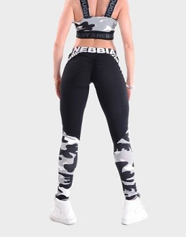 Nebbia Leggings Moro Grey Camo Tights.no