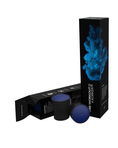 Ink Sports Preworkout Blue Raspberry 4x26ml - til