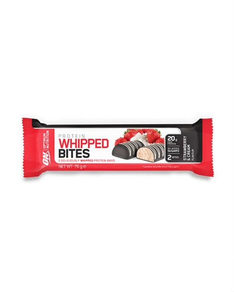 Optimum Nutrition Whipped Bites Strawberry & Cream 76g - whey protein isolate