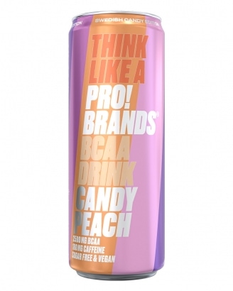 FCB Amino Pro Candy Edition Peach Candy 330ml - GODTERISMAK! - vitaminer