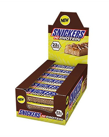 Snickers Proteinbar 18x62g - NY OG STØRRE VERSJON