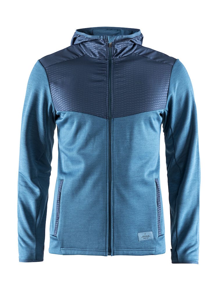 Craft Breakaway Jersey Hood Jacket M Fjord Melange Tights.no
